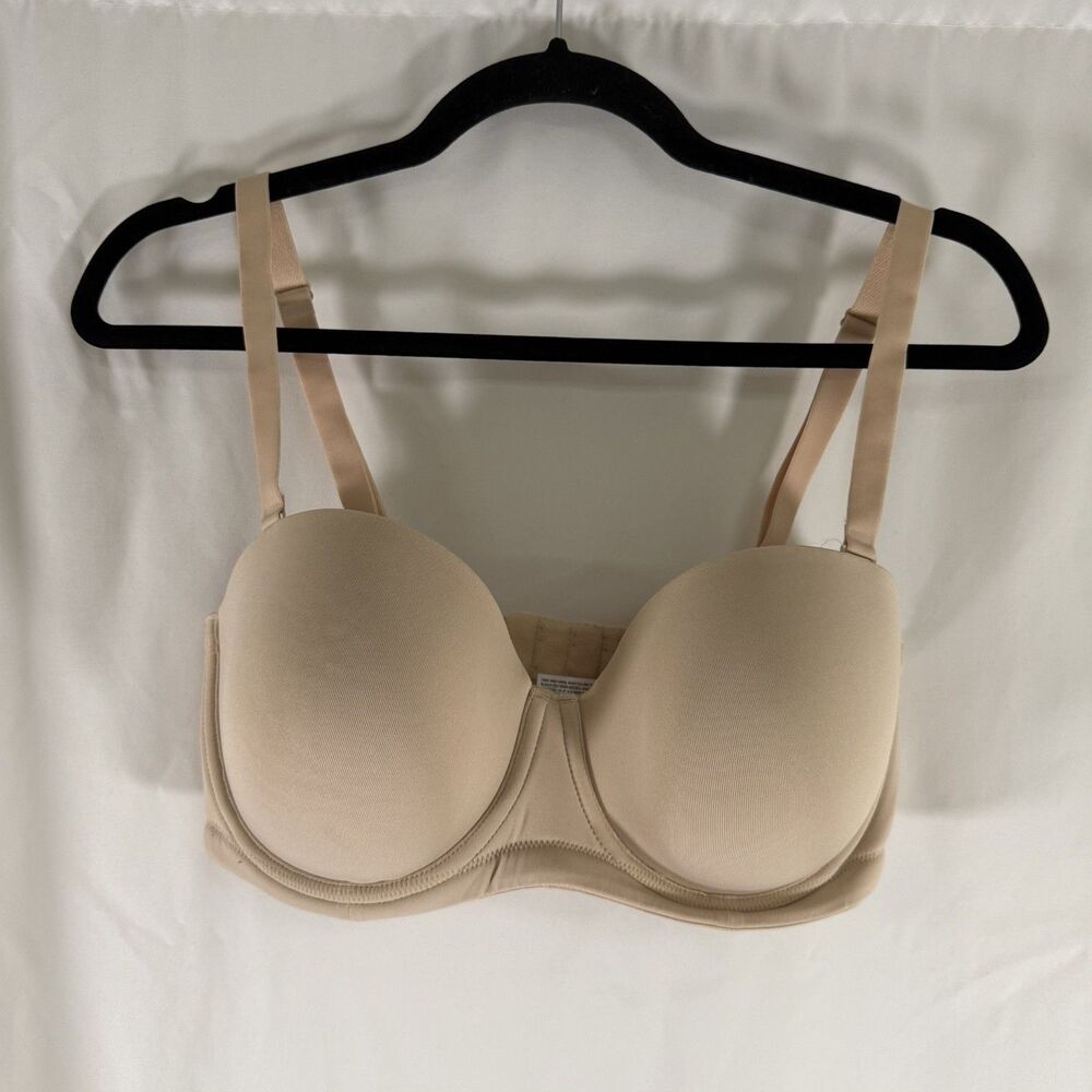 Wacoal Bra Women's 36DD Beige Padded Underwired Hook Eye Adjustable